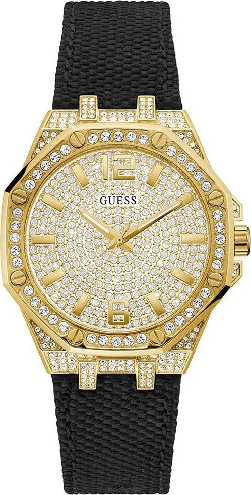 Zegarek Guess Zegarek damski Guess GW0408L2 CYRKONIE czarny