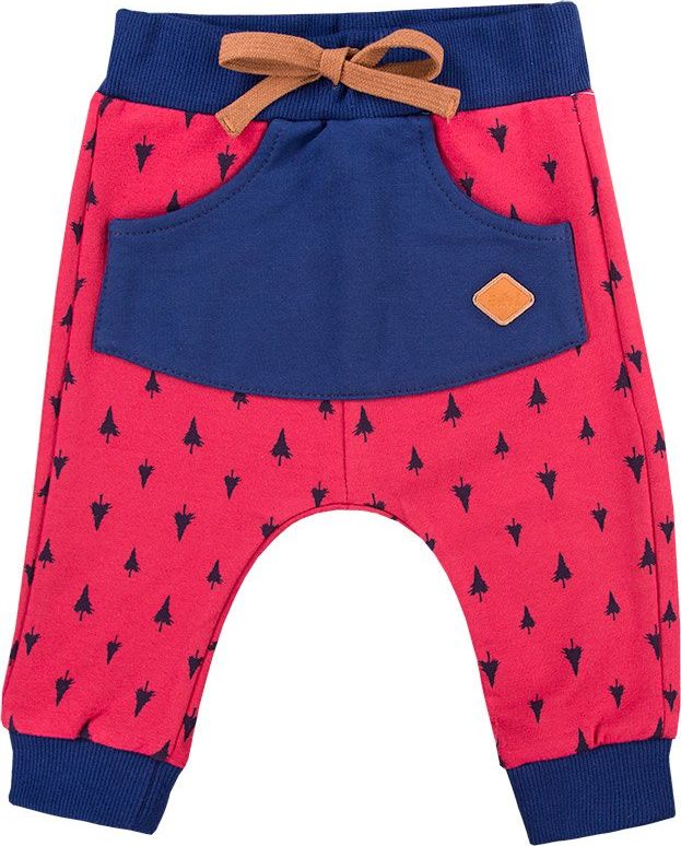 Ewa Klucze SPODNIE TRIP DRES DZ MALINA DRUK Ewa Klucze 98