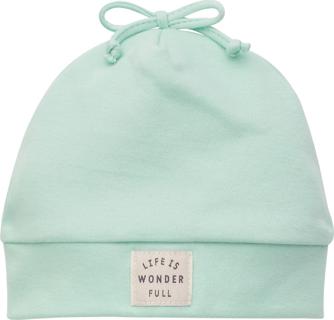 PINOKIO Czapka miętowa z naszywką Spring Light 68