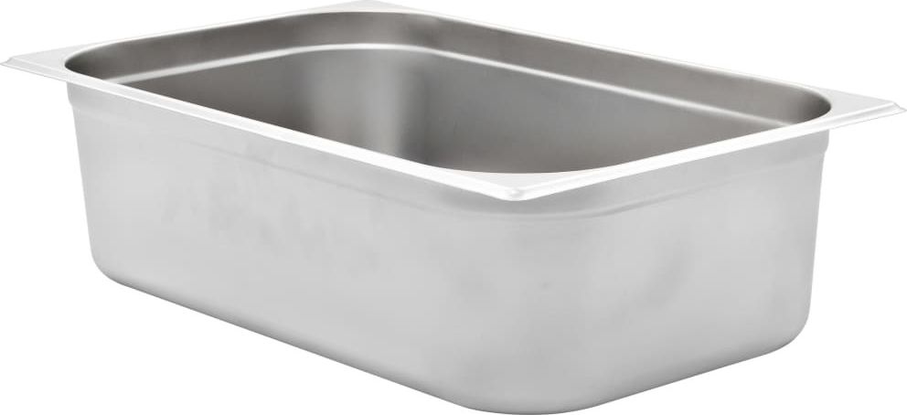 vidaXL Pojemniki gastronomiczne 2 szt. GN 1/1, 150 mm, stal nierdzewna
