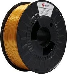 C-Tech C-TECH Tisková struna (filament) PREMIUM LINE, Silk PLA, dopravní žlutá, RAL1023, 1,75mm, 1kg