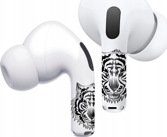 RockMax RockMax Art Skins z aplikatorem - AirPods Pro/Pro 2 Tiger - Gwarancja bezpieczeństwa. Proste raty. Bezpłatna wysyłka od 170 zł.