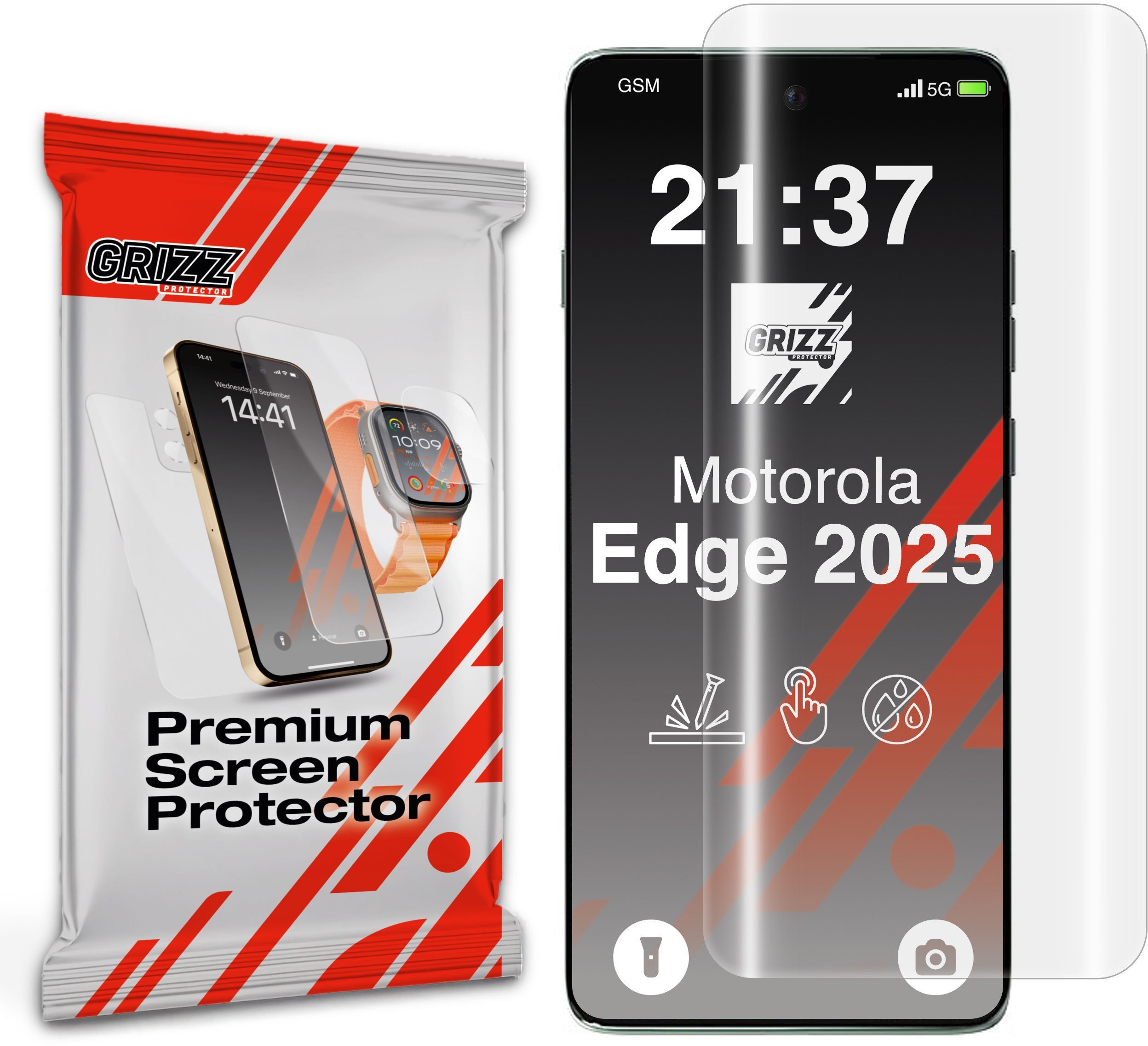 Folia hydrożelowa GrizzGlass Hydrofilm do Motorola Edge (2025)