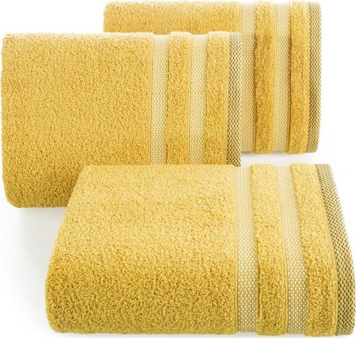 Eurofirany RĘCZNIK RIKI (11) 30X50 CM MUSZTARDOWY