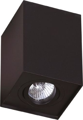 Lampa sufitowa MAXlight Oprawa natynkowa kostka czarna Maxlight Basic Square C0071