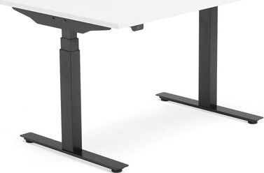 Biurko ECOabc Modulus Biało-Czarne 120 cm x 80 cm