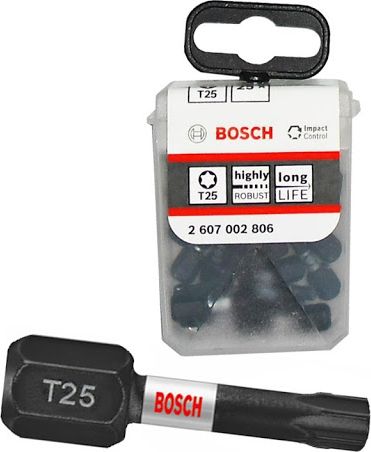 Bosch bit 1/4- T25- 25mm TORX Impact 25 sztuk (2607002806)