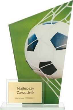 Victoria Sport Trofeum szklane, dwie tafle - PIŁKA NOŻNA