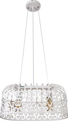 Lampa wisząca Rabalux Retro lampa sufitowa biała Rabalux Alessandra 2162