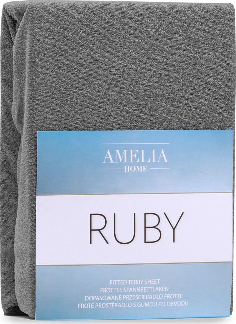 AmeliaHome FITTEDFRO/AH/RUBY/CHARCOAL72/80-90x200+30