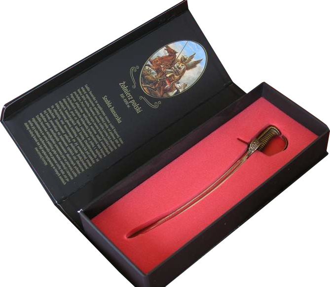 Polska Nożyk Do Listów Miniaturka Szabla Husarska Wz 1750 W Pudełku