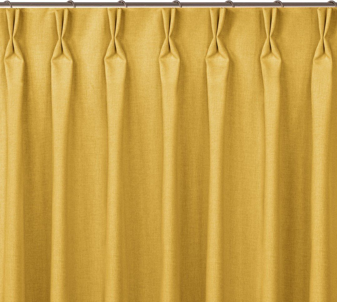 Homede Homede Zasłona CARMENA plecionka na flexach 600x225 musztardowa wzór 2