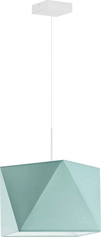 Lampa wisząca Lumes Lampa wisząca z abażurem - EX273-Marsylis - 18 kolorów do wyboru Biały