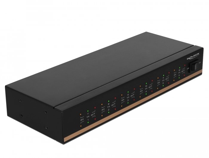 HUB USB Delock Huby i koncentratory USB 2.0 0,4608 Mbit/s Czarny