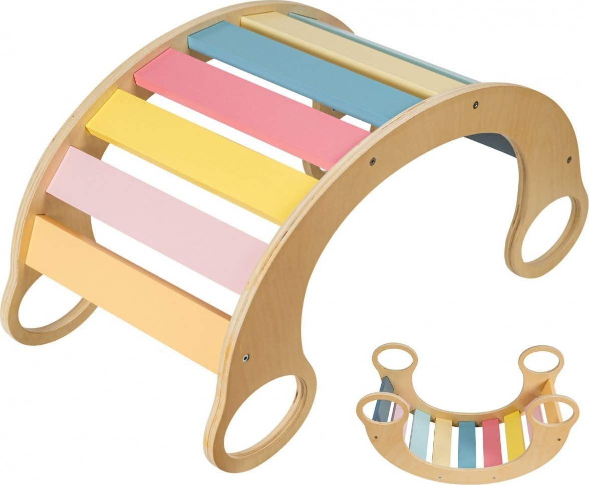 Huśtawka Coil Coil bujak montessori bujaczek drewniany do balansowania huśtawka dla dzieci kolory