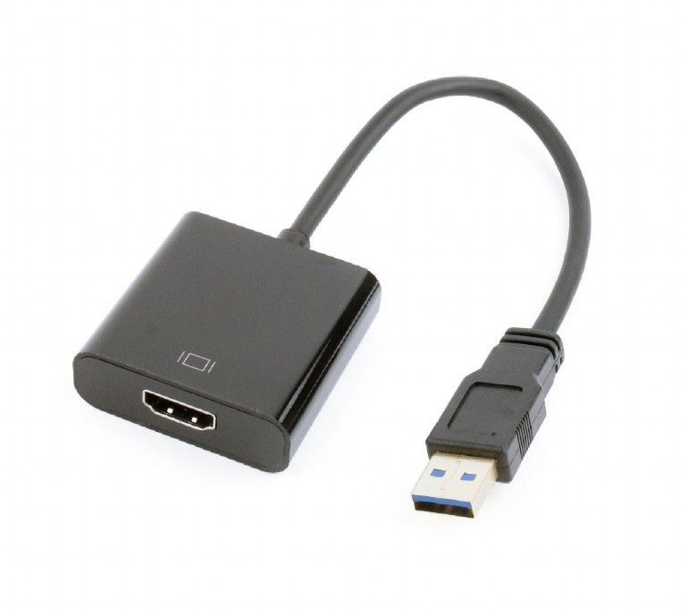 Adapter USB Gembird USB - HDMI Czarny (A-USB3-HDMI-02)