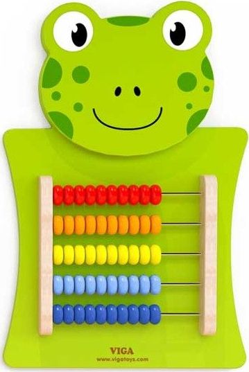 Viga Drewniana Zabawka Gra Ścienna - Liczydło uniwersalny