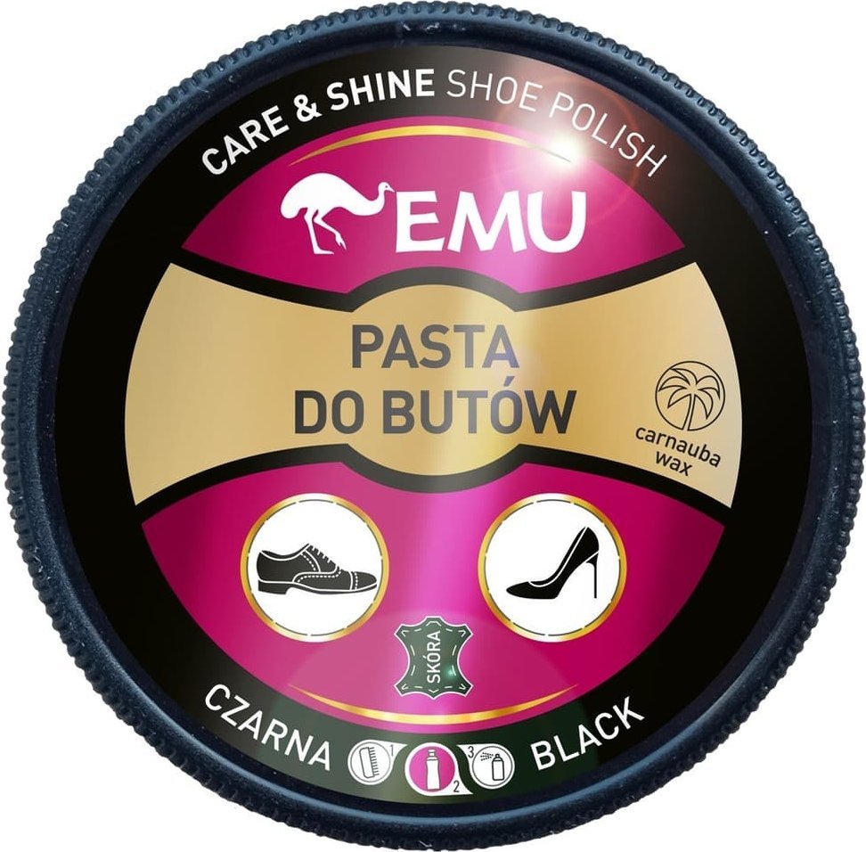 Vaco EMU Pasta do butów - czarna 50ml