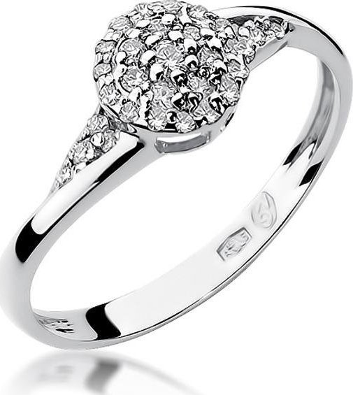 Best Diamonds złoty pierścionek z brylantem 0.20ct 22