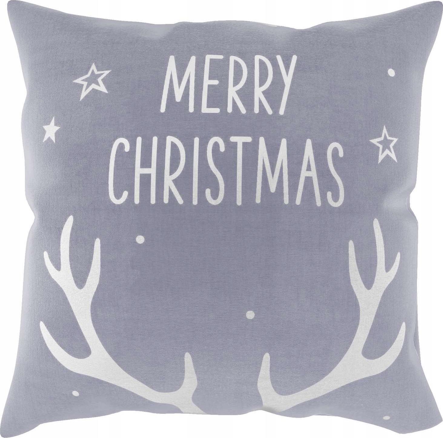 Spod Igły i Nitki DEKORACYJNA POSZEWKA ŚWIĄTECZNA 45X45 HORN SZA+S