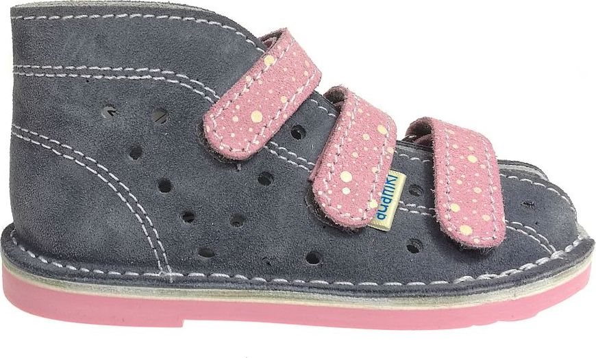 Adamki ADAMKI-Profilaktyczne Kapcie Niebieskie 012N 20