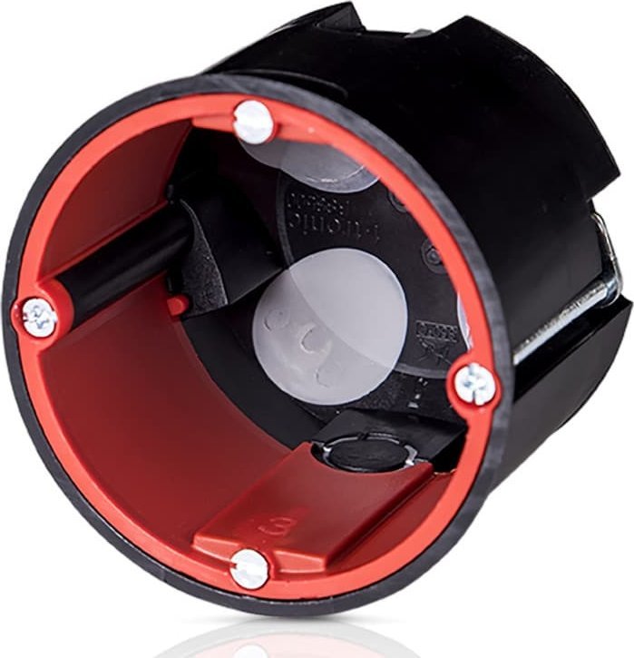 Simet Puszka przeciwogniowa z membraną hermetyczna akustyczna czarna gł 62 z wprowadzeniem rur 86162007