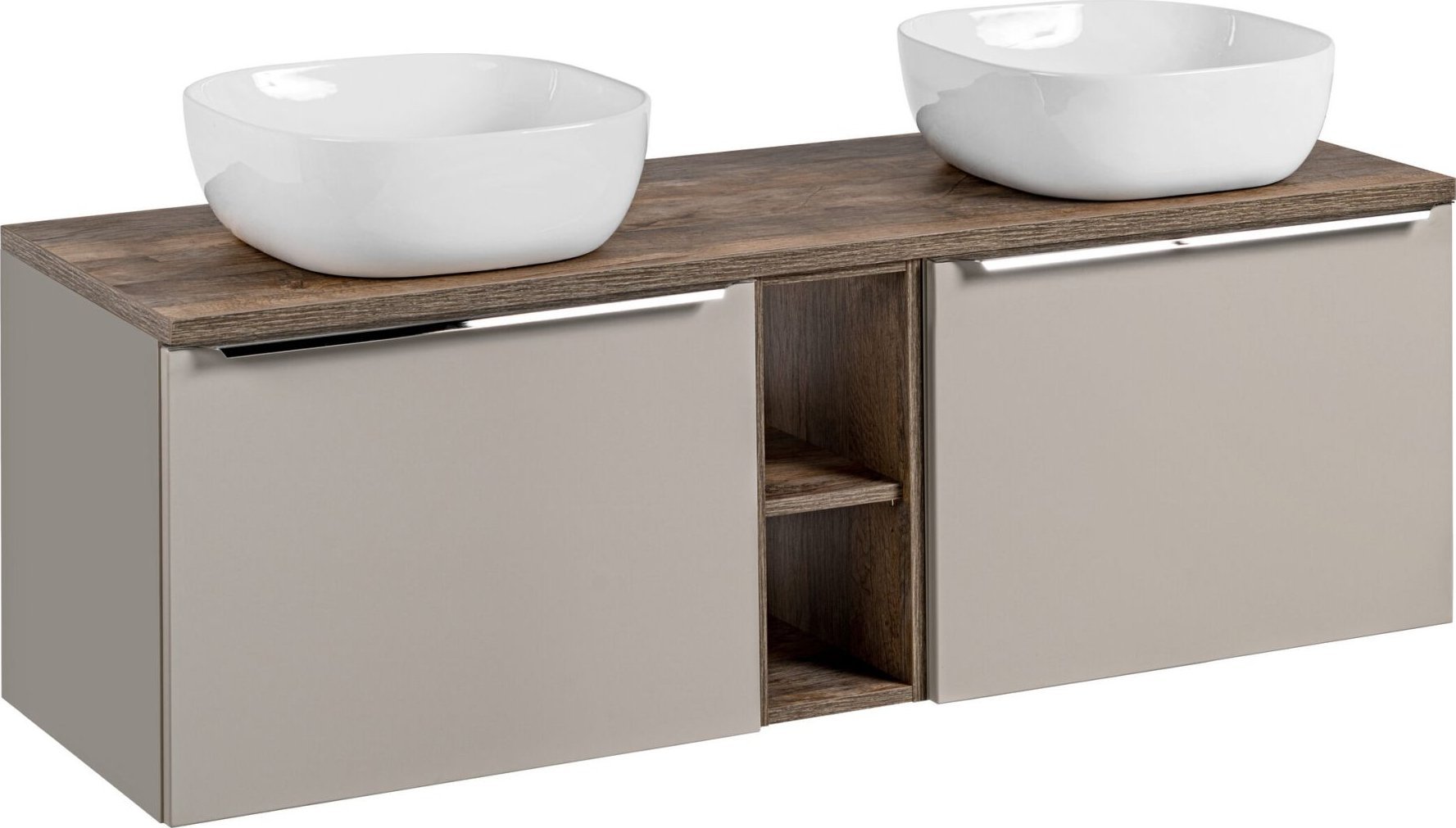 Comad Szafka wisząca z umywalką, Santa Fe, 140x46x46 cm, beżowy, mat