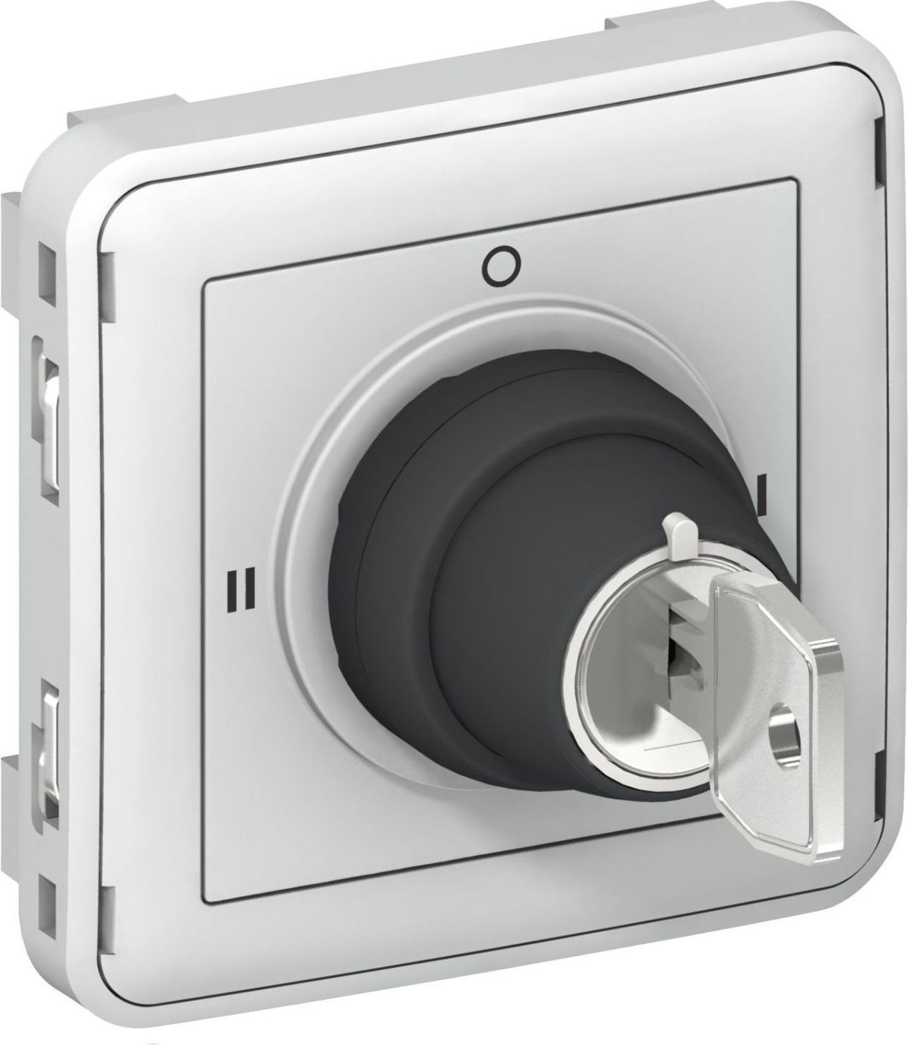 Legrand Łącznik z kluczykiem Plexo55 3 pozycje 3A szary (69535)