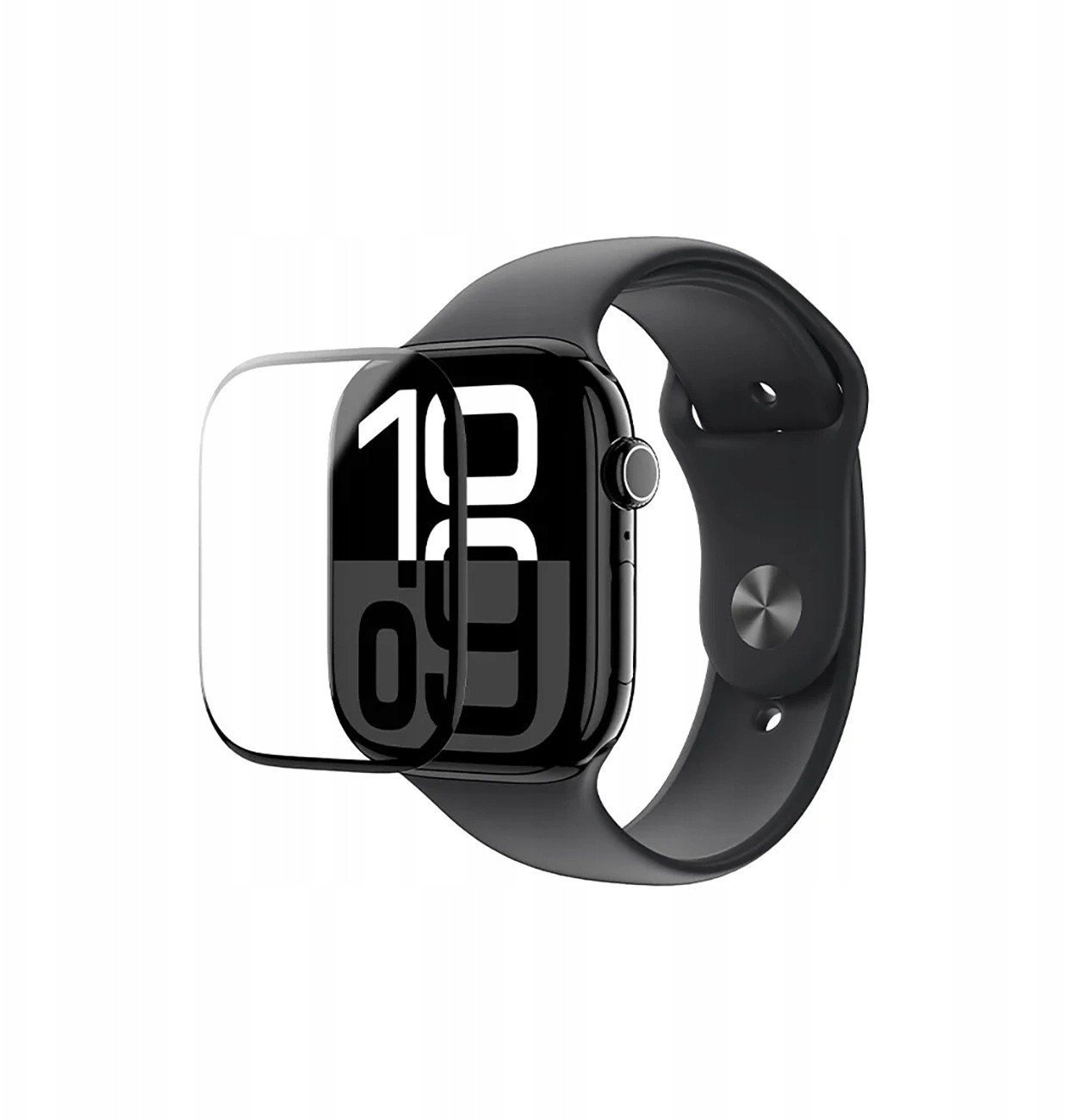 Folia ochronna AMAZINGTHING Radix Film z czarną ramką do Apple Watch 46mm