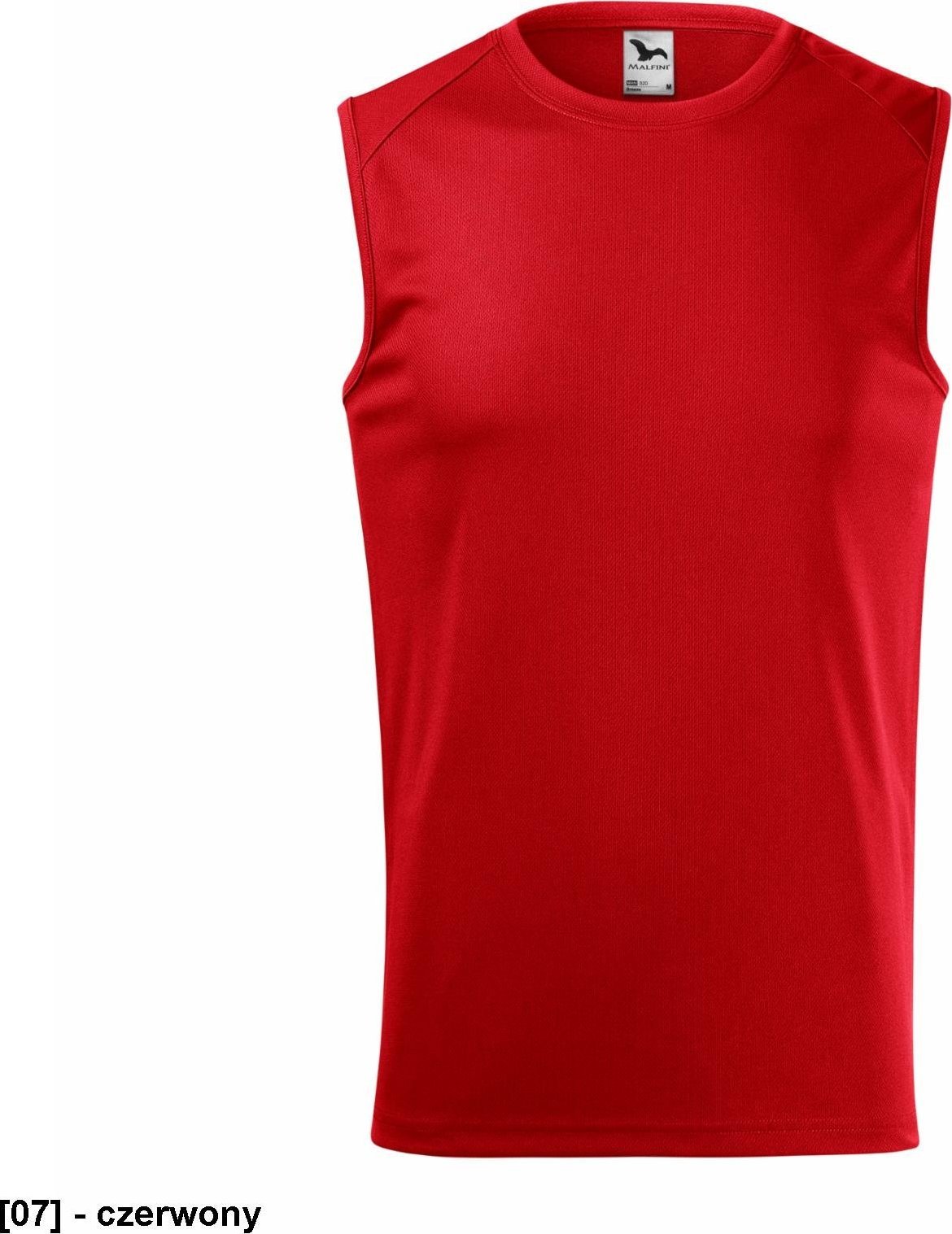 MALFINI Breeze 820 - ADLER - Top męski, 150 g/m, 100% poliester - czerwony L