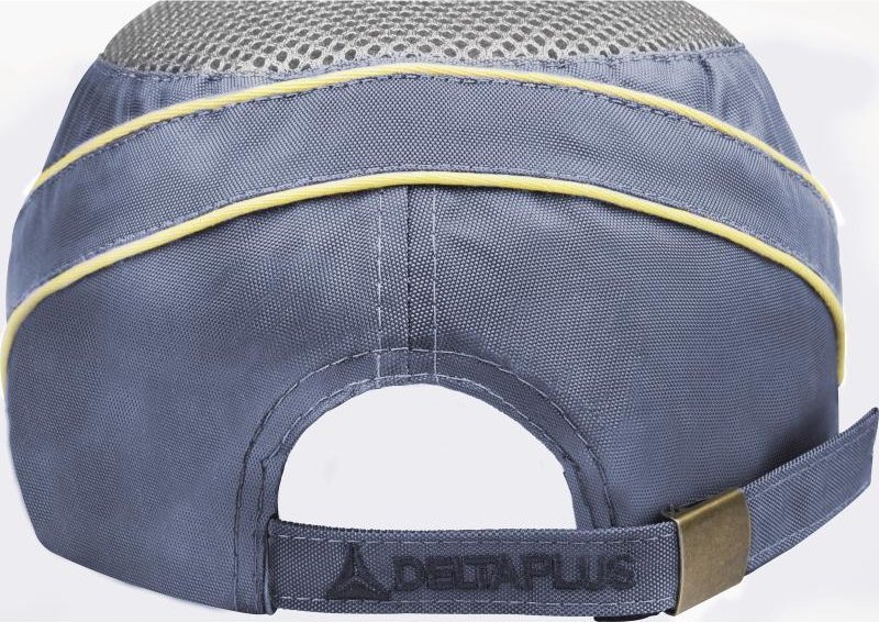 Delta Plus Hełm lekki wentylowany z poliestru i bawełny z czaszą z polietylenu kolor granatowo-czarny rozmiar REGULOWANY TETE COLTAAIBM