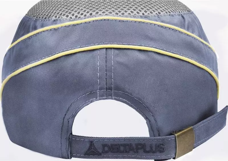 Delta Plus Hełm lekki wentylowany z poliestru i bawełny z czaszą z polietylenu kolor granatowo-czarny rozmiar REGULOWANY TETE COLTAAIBM