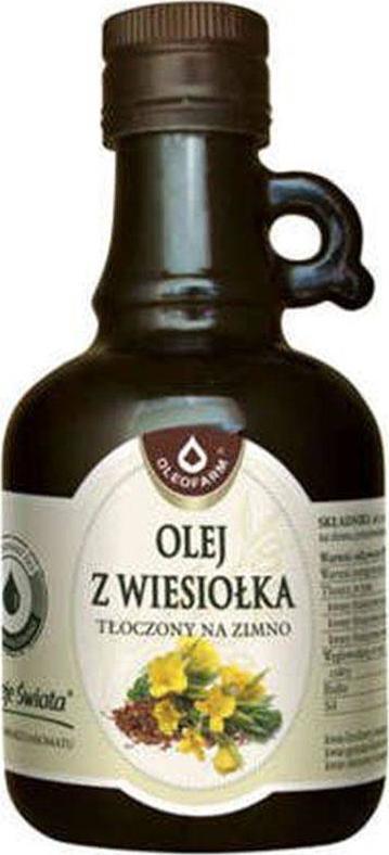 Oleofarm Olej z wiesiołka tłoczony na zimno Oleje świata 250ml Oleofarm