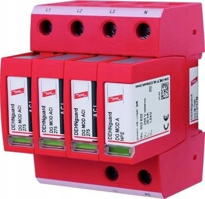 Ogranicznik przepięć Typ T2 20kA 1,5kV 4P sieć TNS DEHNguard M ACI DG M TNS ACI 275 FM 952440