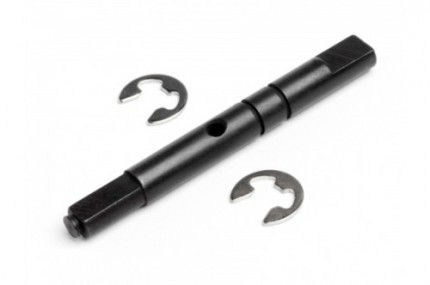 HSP Drive gear shaft+E-clips (HSP/03015)