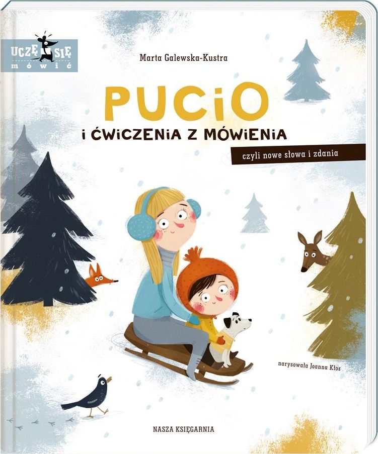 Książka Pucio i ćwiczenia z mówienia, czyli nowe słowa i zdania