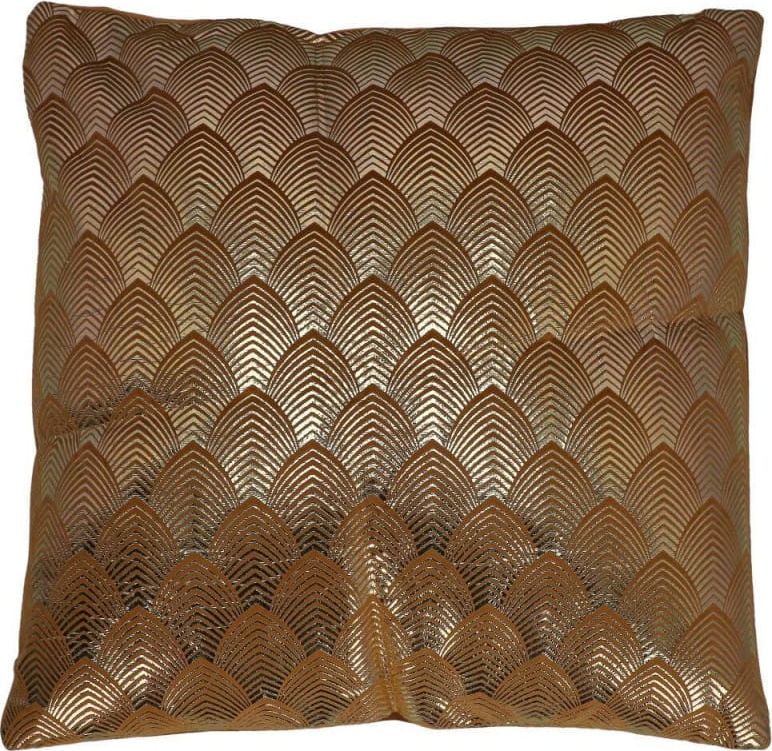 Intesi Poduszka Velvet Łuska brązowa jasna