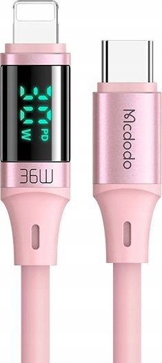 Kabel USB Mcdodo USB-C - Lightning 2 m Różowy