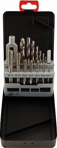 Abraboro Zestaw gwintowników maszynowych M3-M12 ABRABORO, HSS-G [15 cz.]