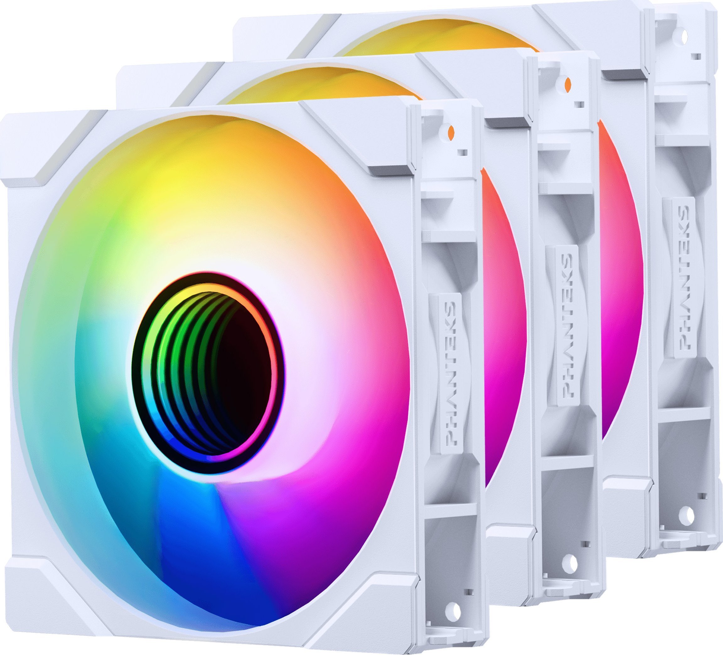Wentylator Phanteks M25G2-120 D-RGB Reverse Blade 3-pack biały (PH-F120M25R_G2_DWT01_3P)