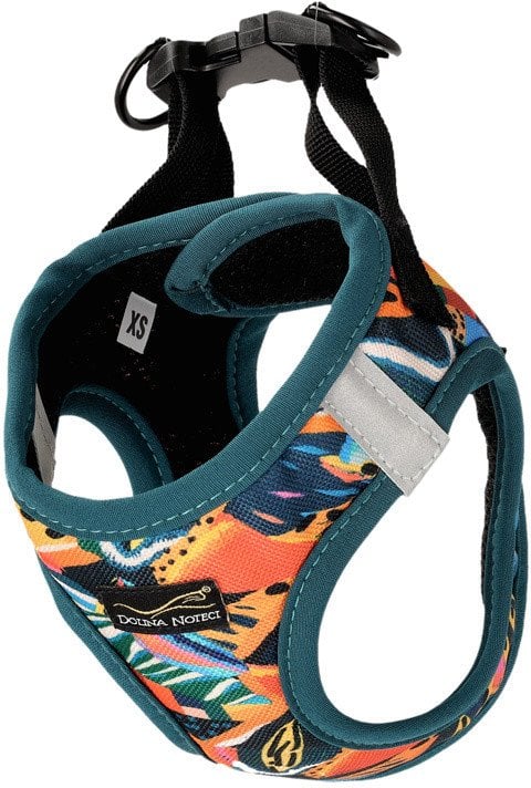 Dolina Noteci Szelki bezuciskowe z siatką dla psa Tropikalna Przygoda XS