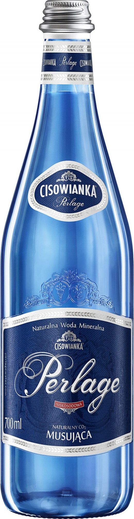 Woda Cisowianka Woda CISOWIANKA Perlage, musująca, butelka szklana, 0,7l