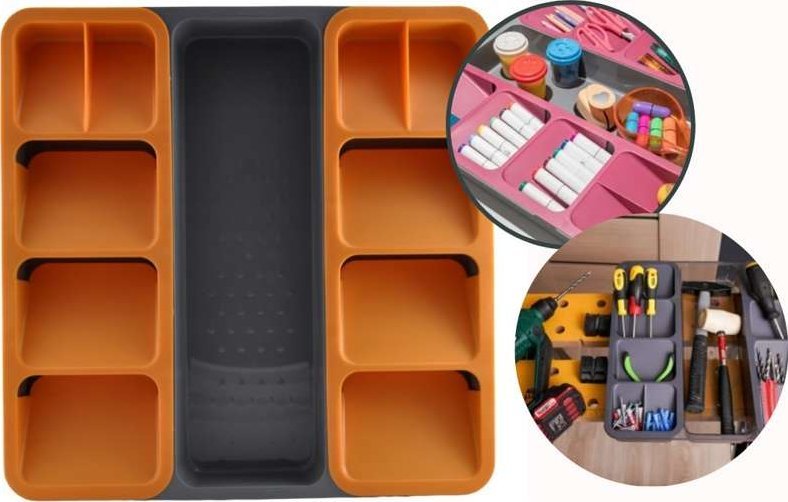 Korona Shops Potrójny Wkład do szuflady na sztućce Organizer