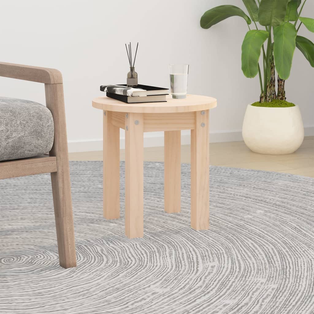 vidaXL vidaXL Stolik kawowy, 35x35 cm, lite drewno sosnowe