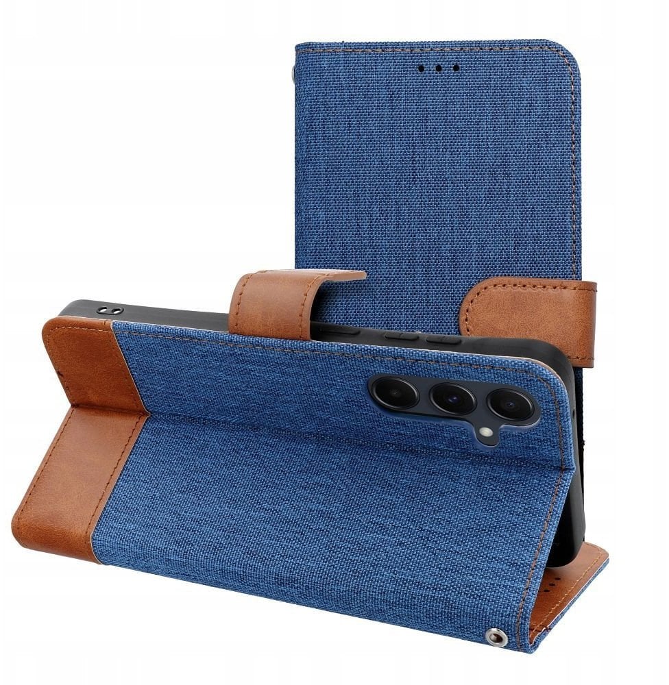 Kabura JEANS Book do SAMSUNG A17 niebieski
