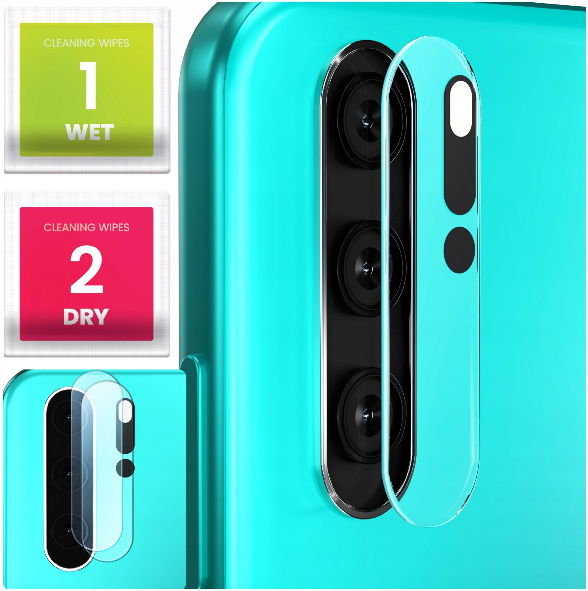 2-PAK Szkło Na Aparat Do Huawei P30 Pro (Hartowane, Ochronne, Na Obiektyw)