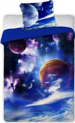 Faro Pościel bawełniana młodzieżowa 160x200 Kosmos Planety