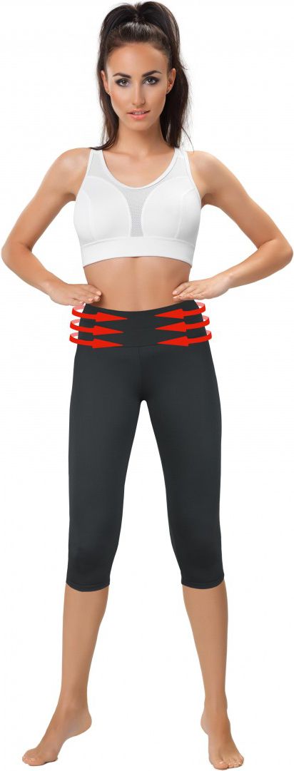 Gwinner Legginsy BELLY CONTROL Capri Climaline czarne r. XL (423937010000)