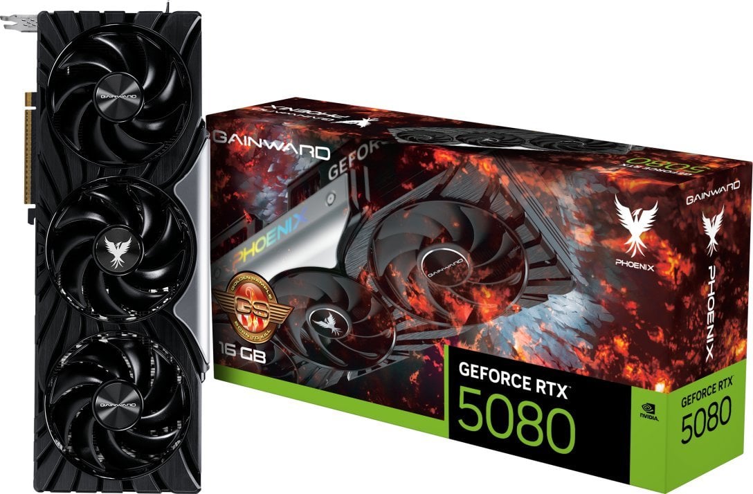 Karta graficzna Gainward GeForce RTX 5080 Phoenix GS 16GB GDDR7 (NE75080S19T2-GB2031X)