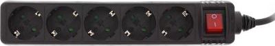 Listwa zasilająca InLine 5 gniazd 1.5 m czarna (16451D)